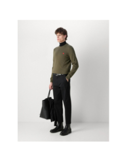 Pull fin san cassius kaki homme - Hugo