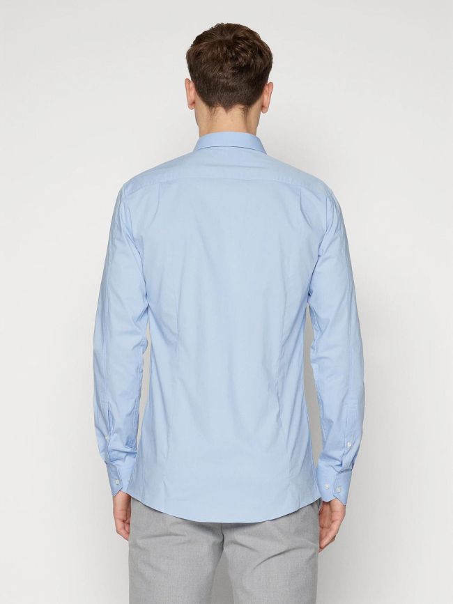 Chemise extra slim stretch elisha bleu homme - Hugo