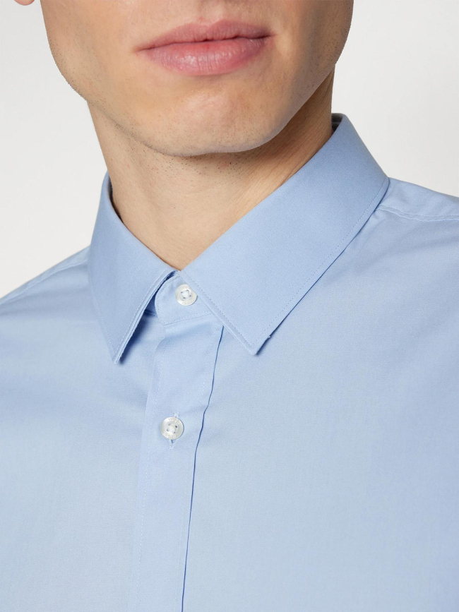 Chemise extra slim stretch elisha bleu homme - Hugo