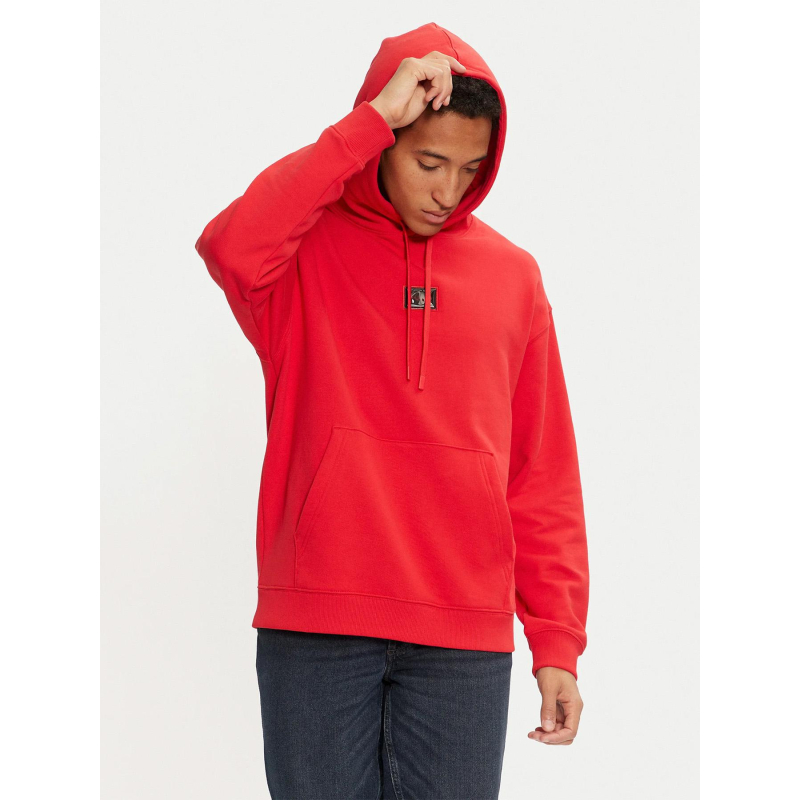 Sweat à capuche dugojellow rouge homme - Hugo