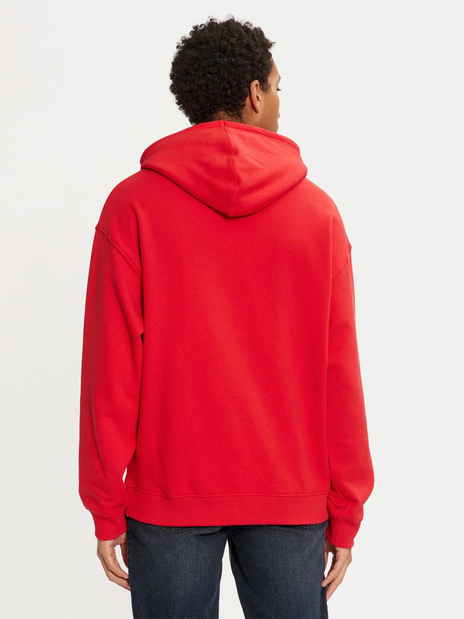 Sweat à capuche dugojellow rouge homme - Hugo