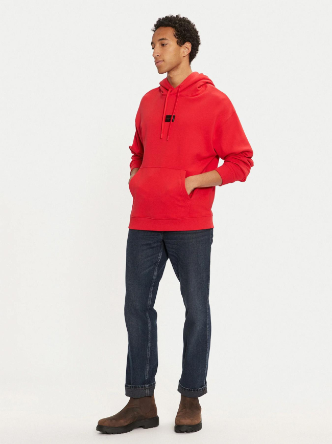 Sweat à capuche dugojellow rouge homme - Hugo