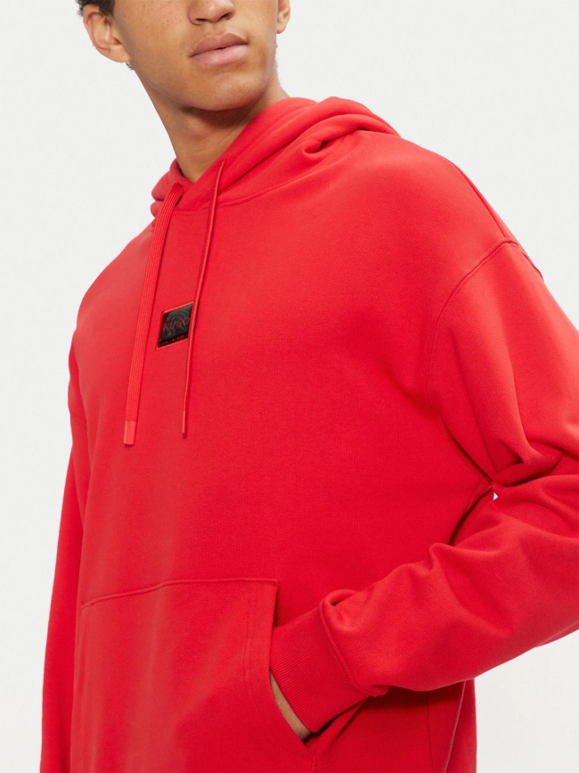 Sweat à capuche dugojellow rouge homme - Hugo