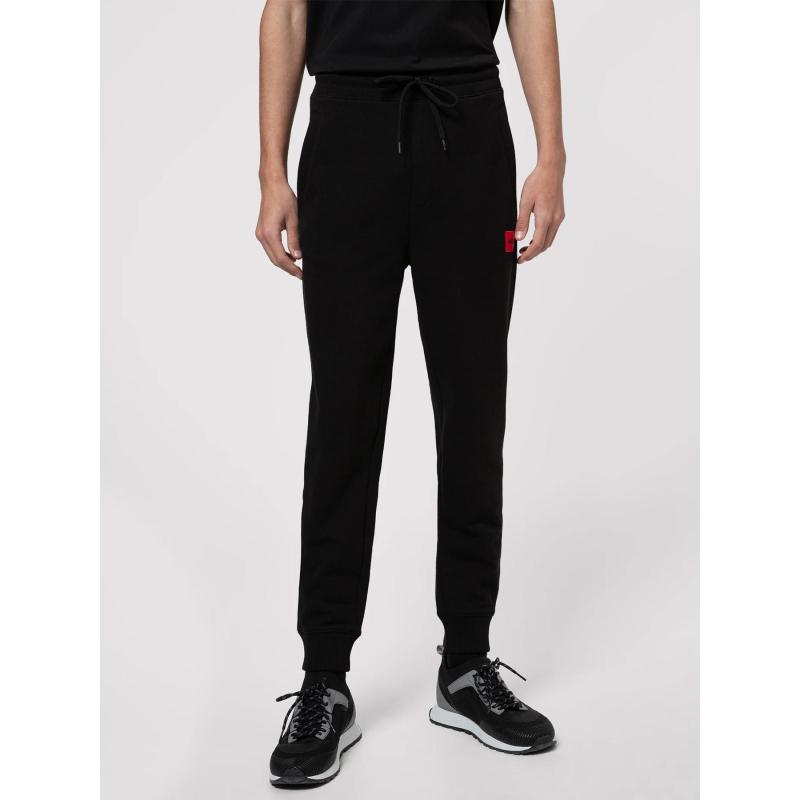 Pantalon de Jogging doak logo rouge noir homme - Hugo