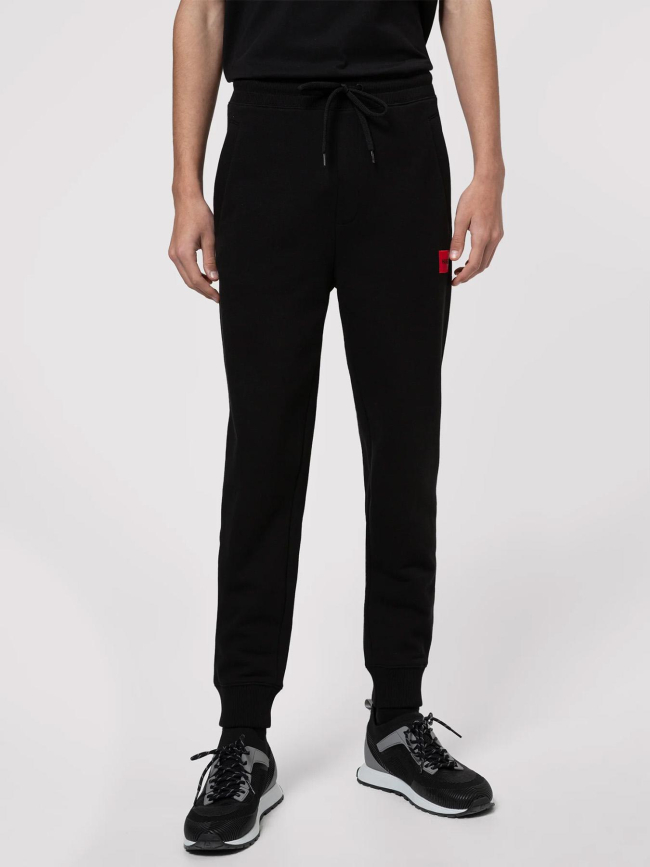 Pantalon de Jogging doak logo rouge noir homme - Hugo