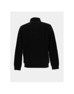 Pull zippé effet velours maoh noir homme - Benson & Cherry