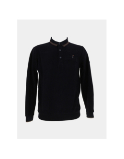 Polo manches longues michigan bleu homme - Benson & Cherry