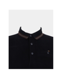 Polo manches longues michigan bleu homme - Benson & Cherry