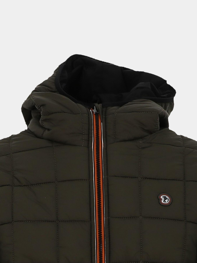 Blouson réversible roftail kaki noir homme - Benson & Cherry