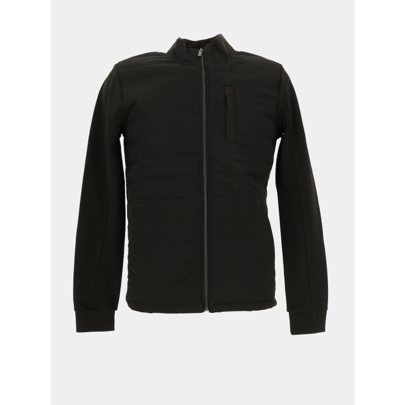 Veste bi matière matelassée scander kaki homme - Benson & Cherry