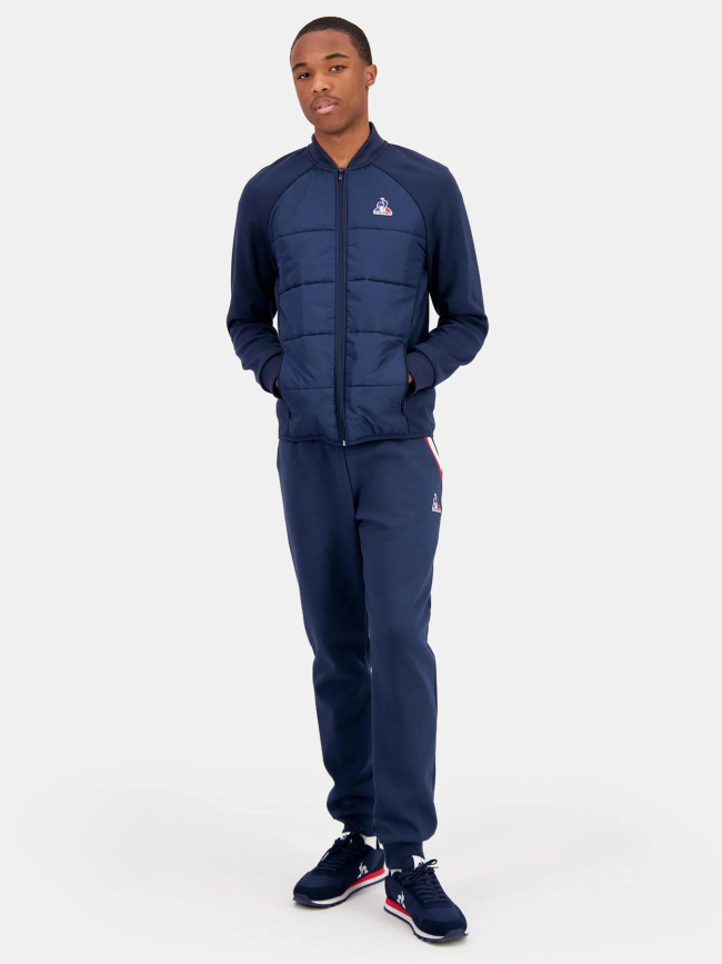 Veste hybride tricolore n2 bleu marine homme - Le Coq Sportif