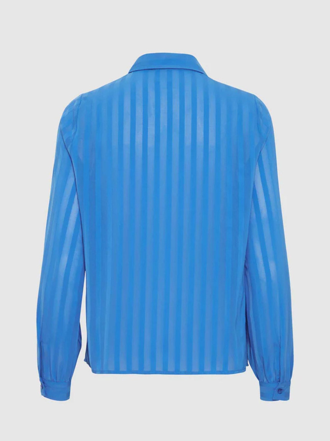 Blouse à rayure ihenavi bleu femme - Ichi