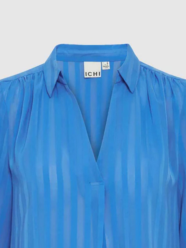 Blouse à rayure ihenavi bleu femme - Ichi