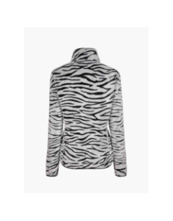 Veste polaire à motif animal vesto gris femme - Aulp