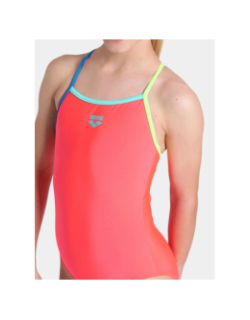 Maillot de bain de natation light drop solid fluo fille - Arena