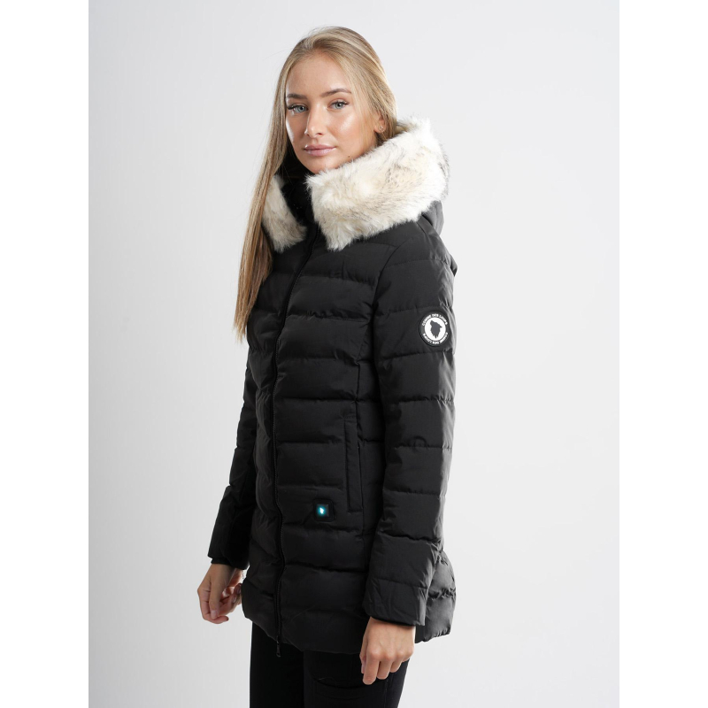 Doudoune chauffante stockholm noir femme - Comme Des Loups
