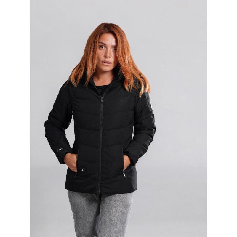 Doudoune chauffante amel noir femme - Comme des Loups