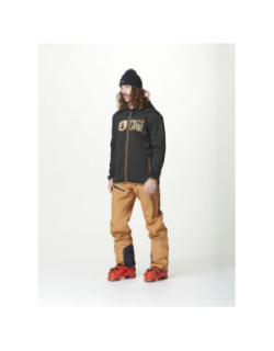 Sweat zippé à capuche technique park noir homme - Picture