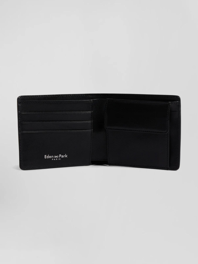 Portefeuille italien à rayures bleu marine homme - Eden Park