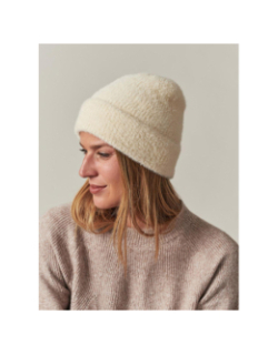 Bonnet victorine blanc femme - Deeluxe