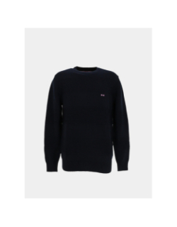 Pull col rond en coton bleu marine homme - Eden Park