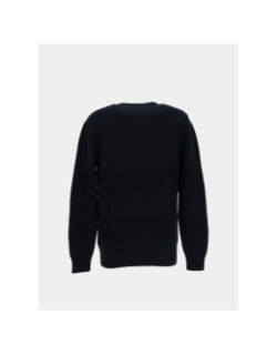 Pull col rond en coton bleu marine homme - Eden Park