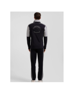 Maillot manches longues en coton noir gris homme - Eden Park