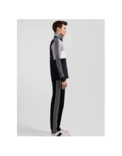 Maillot manches longues en coton noir gris homme - Eden Park