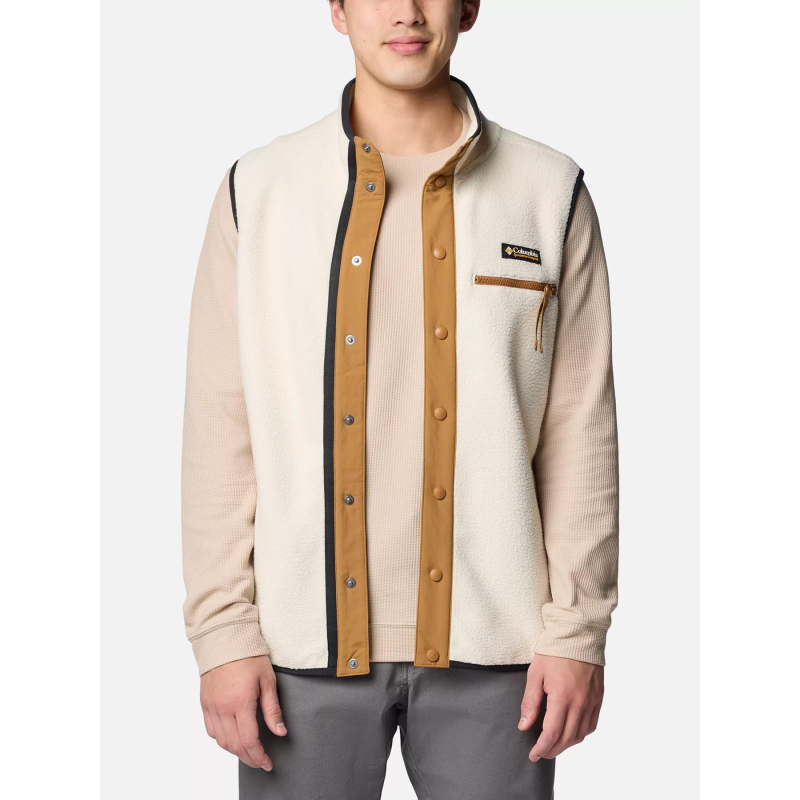 Veste polaire sherpa sans manches helvetia blanc homme - Columbia