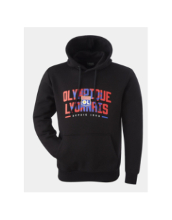Sweat à capuche unity noir adulte - Olympique Lyonnais