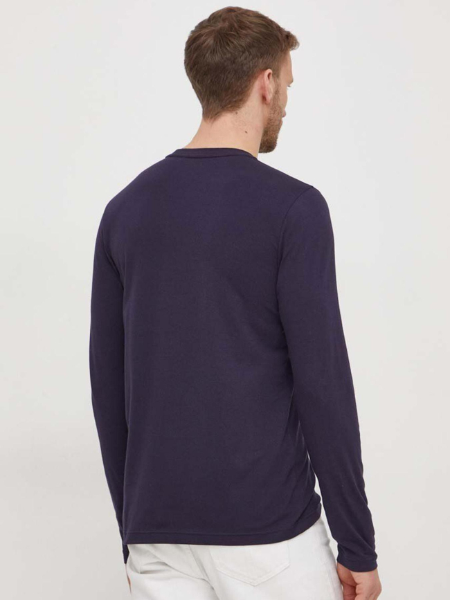 T-shirt stretch slim fit bleu marine homme - Calvin Klein