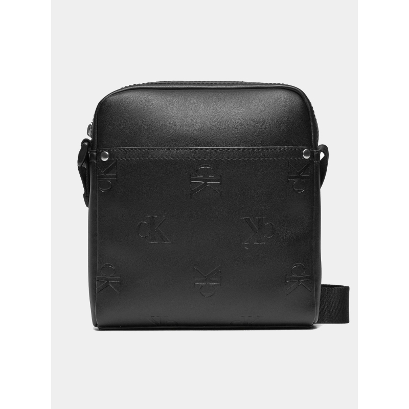 Sacoche bandoulière aop reporter noir homme - Calvin Klein Jeans