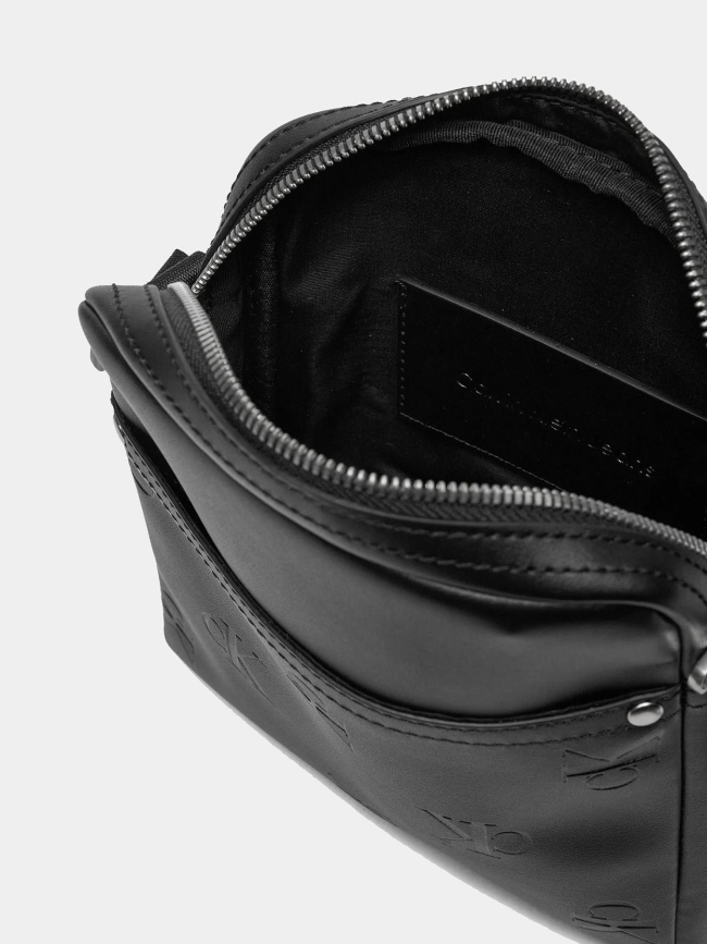 Sacoche bandoulière aop reporter noir homme - Calvin Klein Jeans