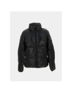 Doudoune courte luce satin noir femme - Happy & So