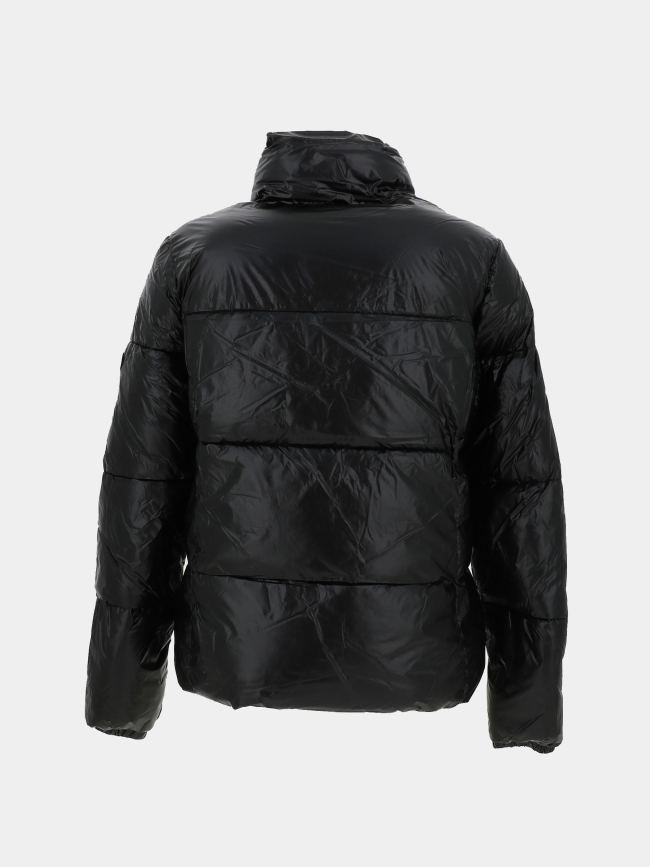 Doudoune courte luce satin noir femme - Happy & So