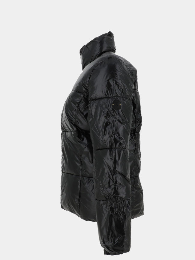 Doudoune courte luce satin noir femme - Happy & So