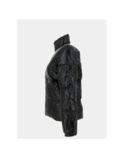 Doudoune courte luce satin noir femme - Happy & So