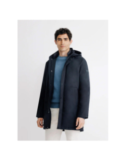 Blouson parka rylice bleu marine homme - Izac