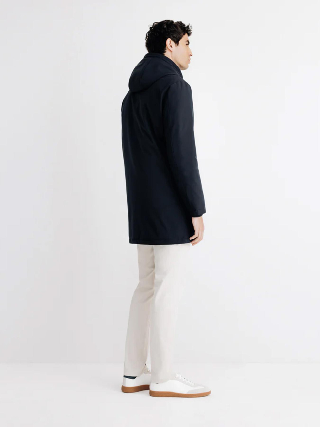 Blouson parka rylice bleu marine homme - Izac