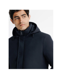 Blouson parka rylice bleu marine homme - Izac
