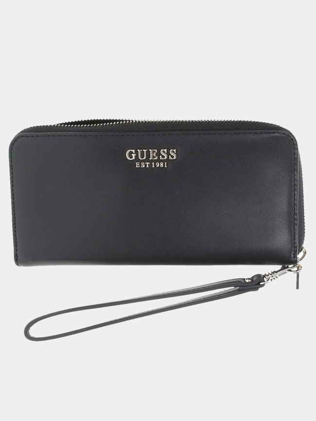 Portefeuille compagnon laurel petit logo noir femme - Guess