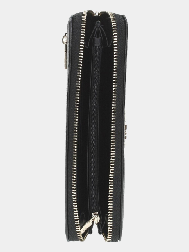 Portefeuille compagnon laurel petit logo noir femme - Guess