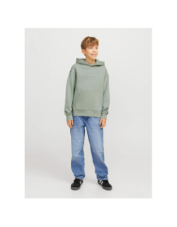 Sweat à capuche star kaki garçon - Jack & Jones