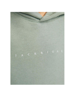 Sweat à capuche star kaki garçon - Jack & Jones