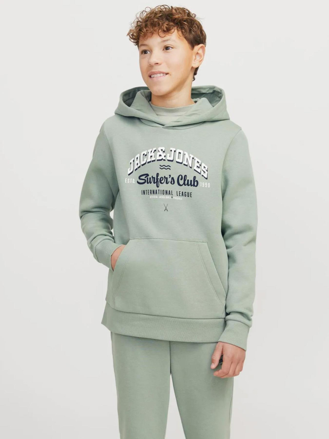 Sweat à capuche bluarchie ocean bleu homme - Jack & Jones