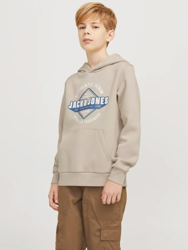 Polo uni blurise blanc homme - Jack & Jones