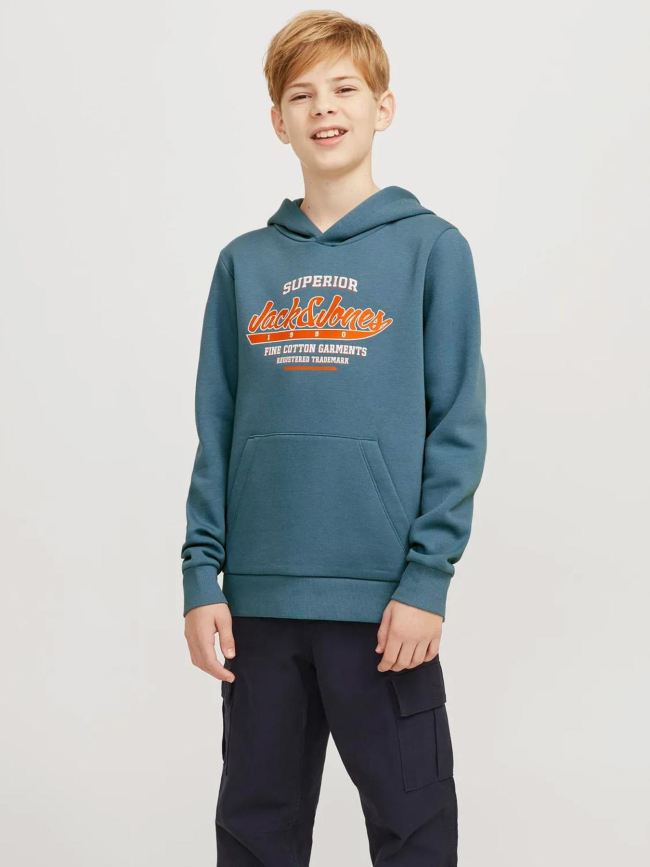 Polo uni blurise bleu homme - Jack & Jones