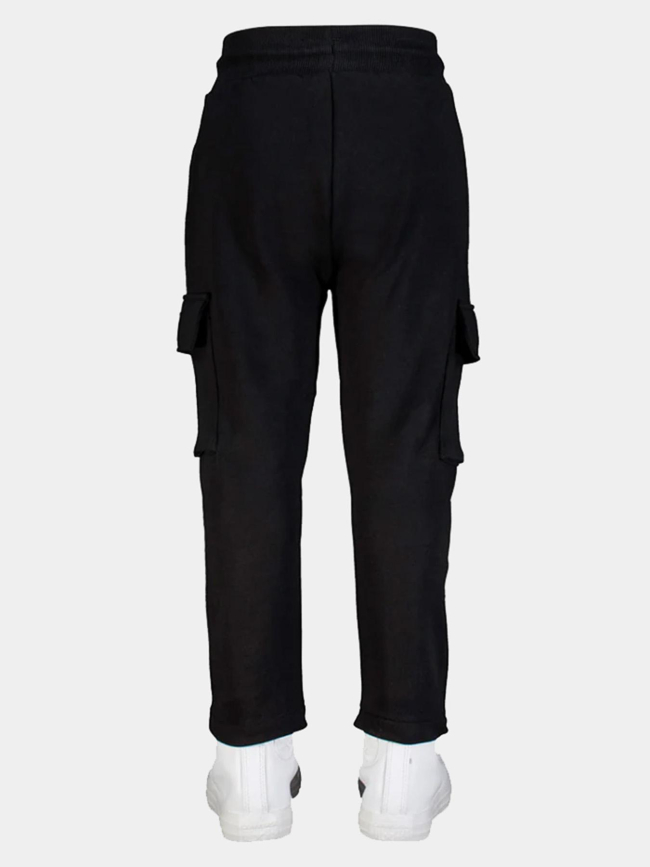 Pantalon jogging cargo bascabo noir garçon - Le Temps Des Cerises