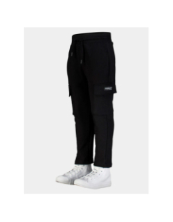 Pantalon jogging cargo bascabo noir garçon - Le Temps Des Cerises