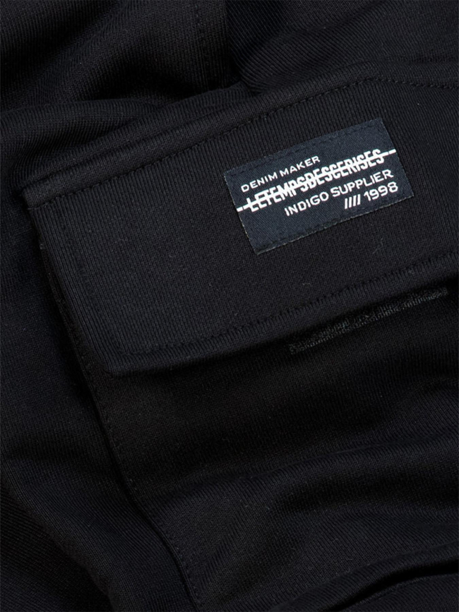 Pantalon jogging cargo bascabo noir garçon - Le Temps Des Cerises